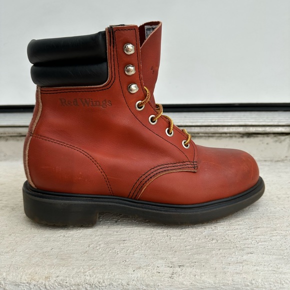 Red Wings steel toe oil resistant boots leather 6D 16115 barely used